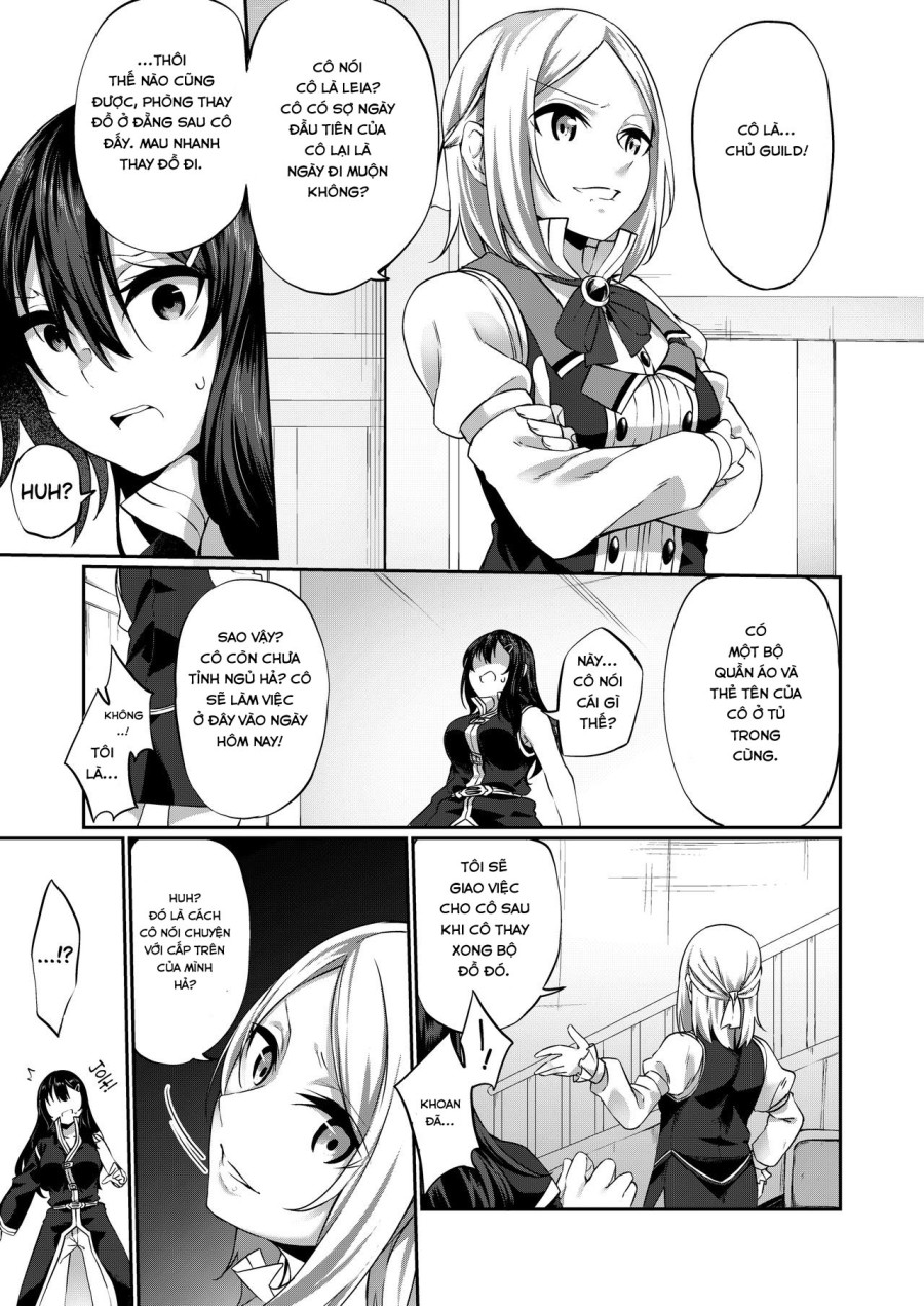 Ranbou Yuusha ga Bouken-sha Gild no Uketsuke jou ni Natte Shiawase ni Naru Hanashi 