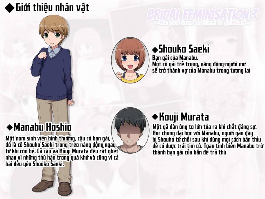 Nữ tính hóa và con đường từ bạn trai người khác thành vợ của người ta! 