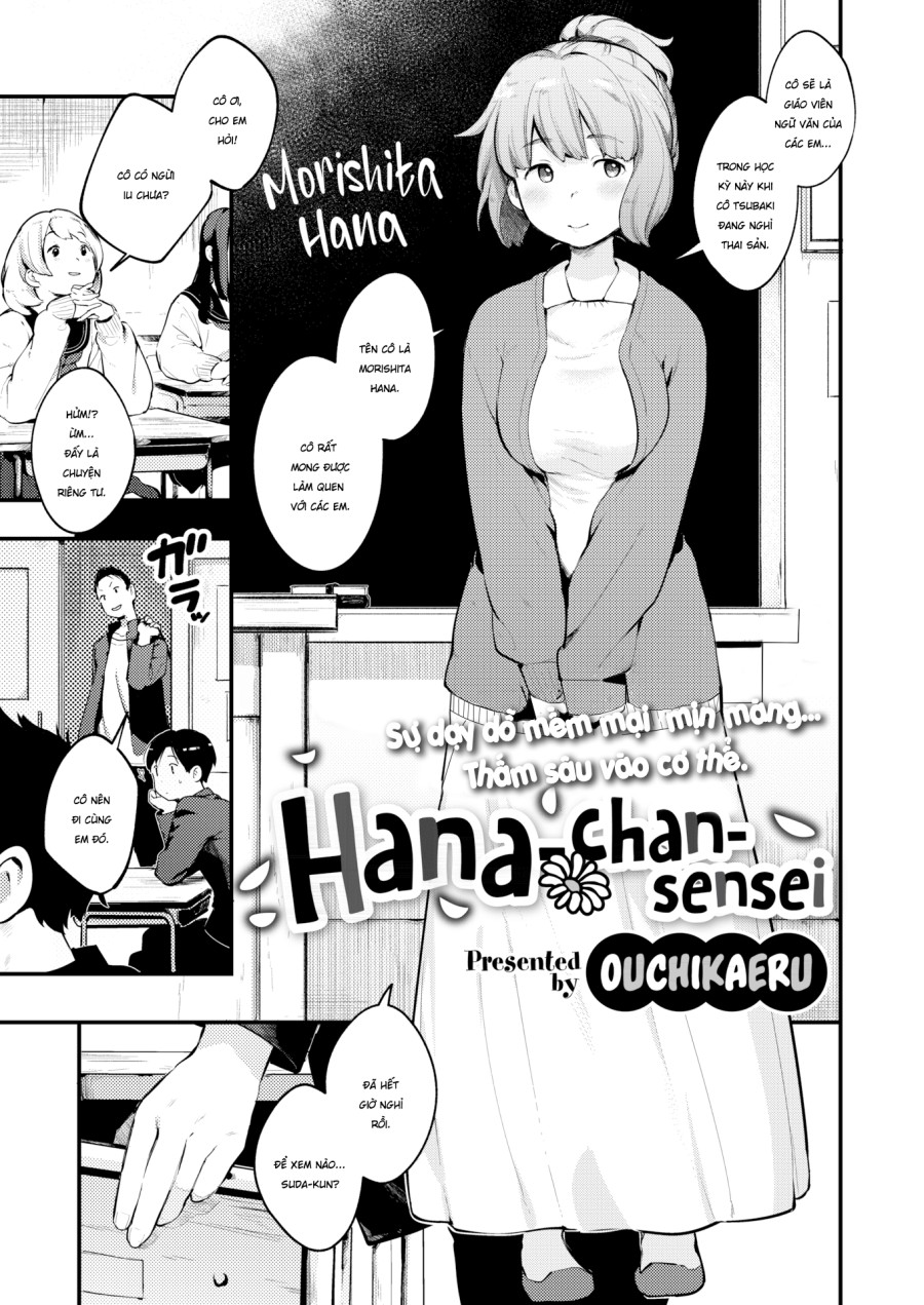 Bài giảng ngọt ngào của Hana-chan sensei. 