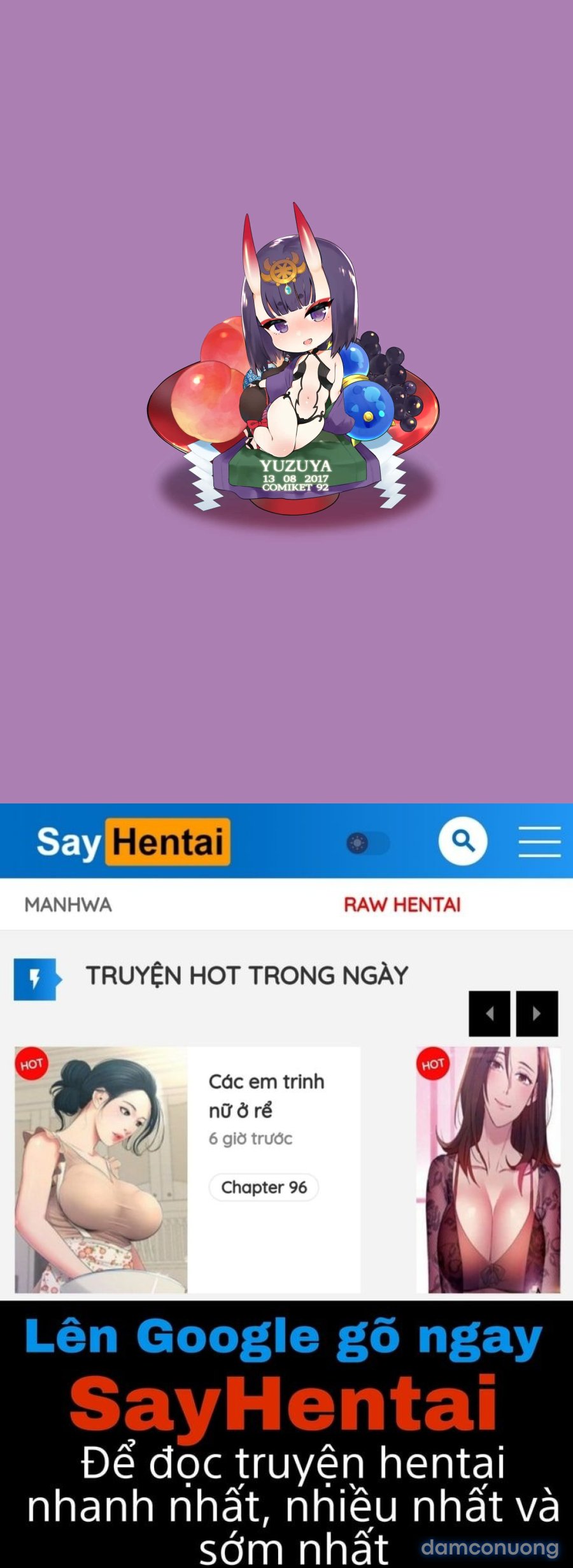 Shuten Douji Sẽ Vắt Kiệt Đến Giọt Sữa Cuối Cùng Của Chủ Nhân 