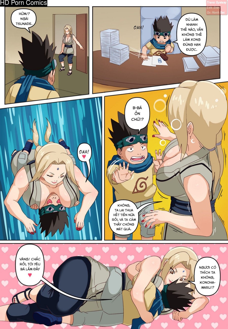 Tsunade & Konohamaru comic porn 