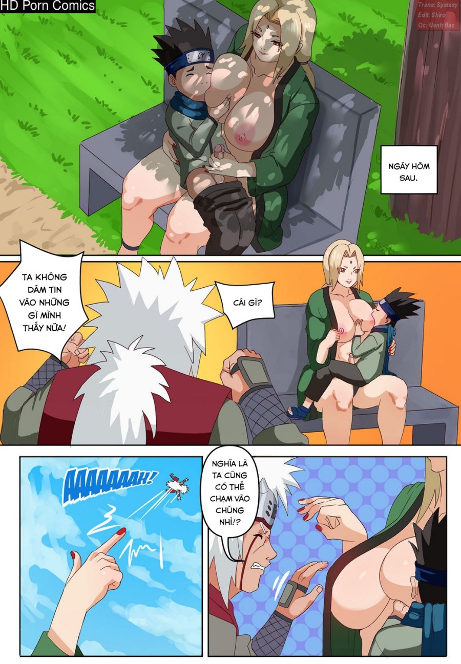 Tsunade & Konohamaru comic porn 