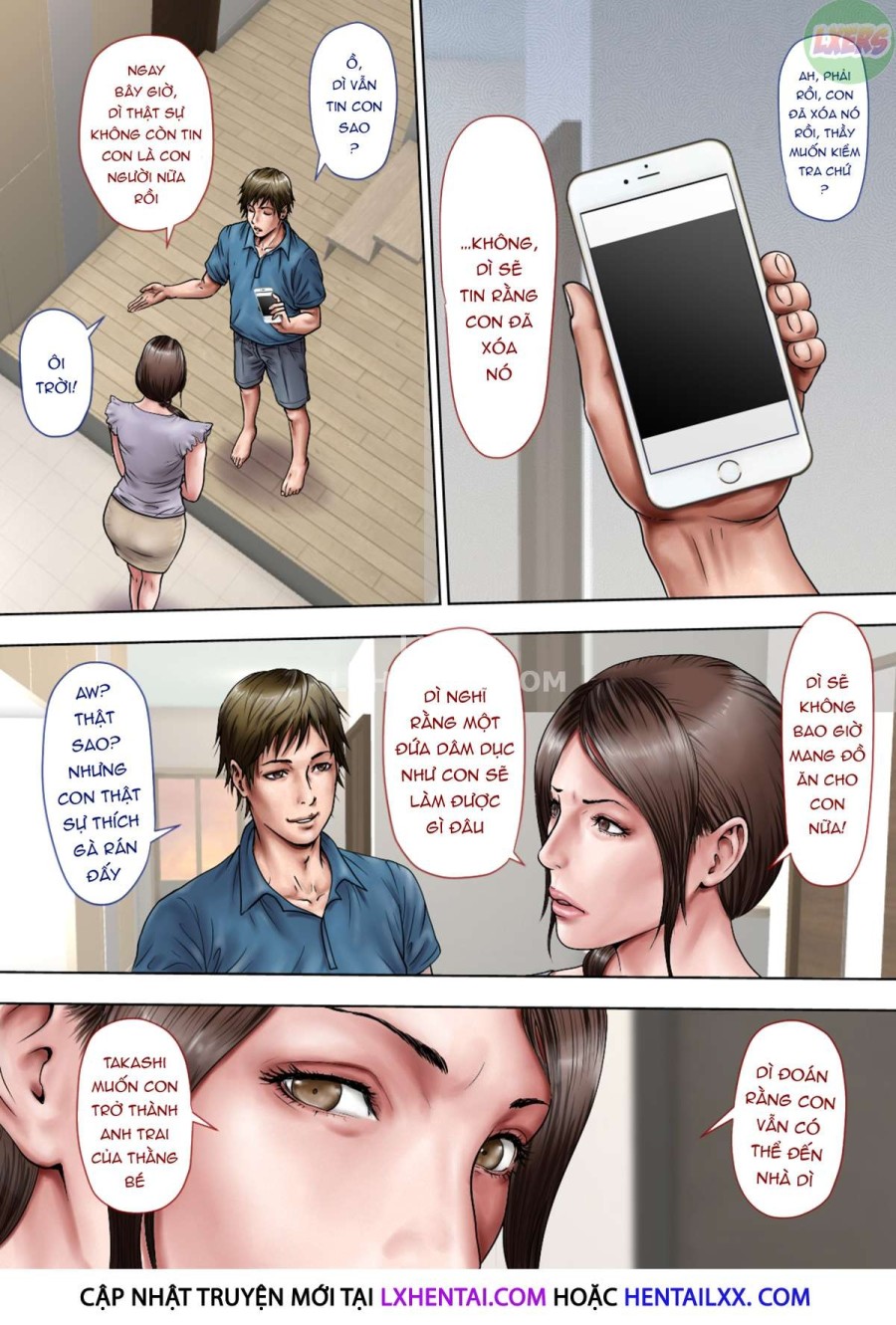 Thông gian với người dì quyến rũ của tôi 