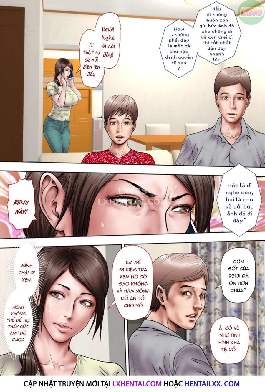 Thông gian với người dì quyến rũ của tôi 