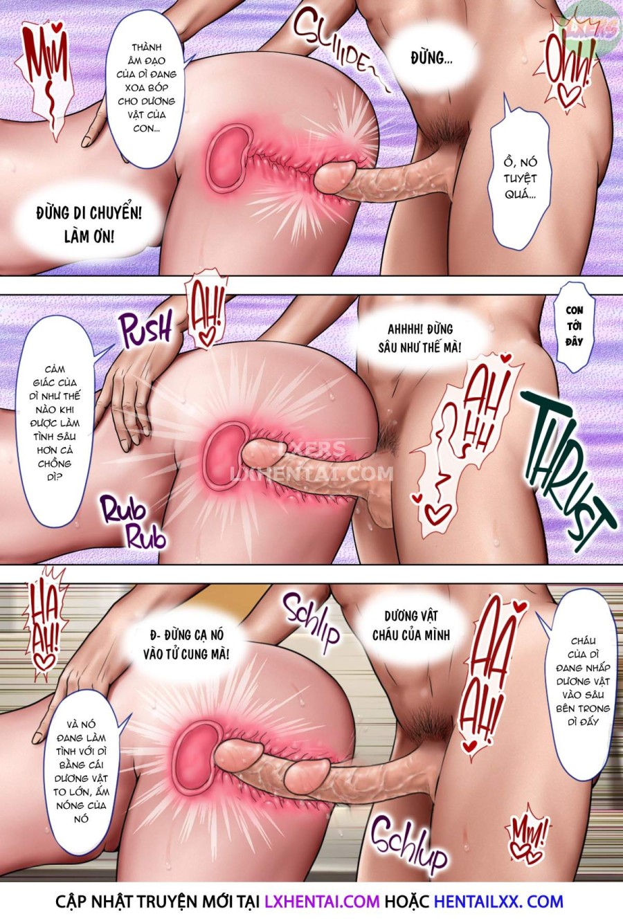 Thông gian với người dì quyến rũ của tôi 