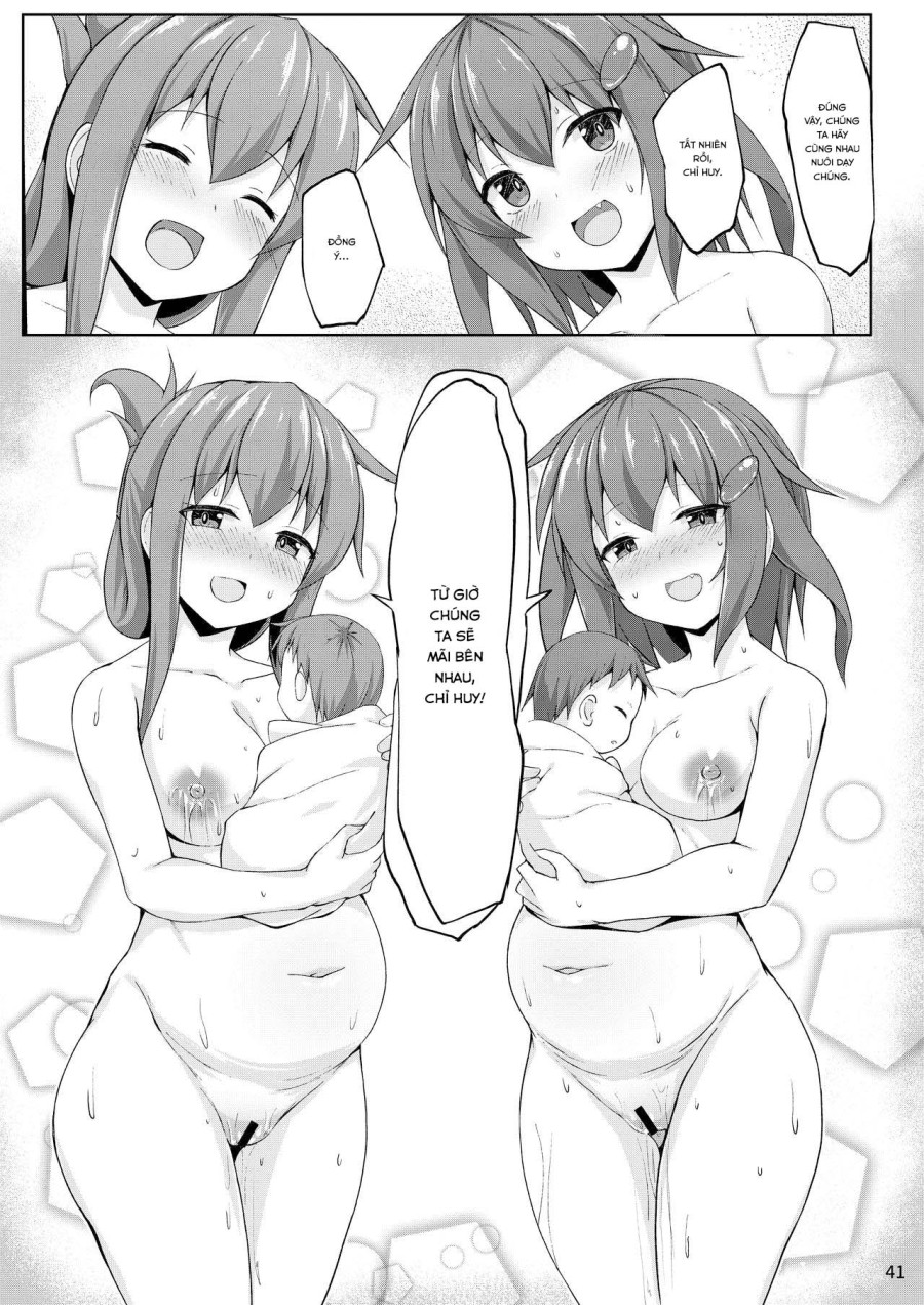 Ikazuchi và Inazuma muốn em bé của chỉ huy!! (Kantai Collection -KanColle-) 
