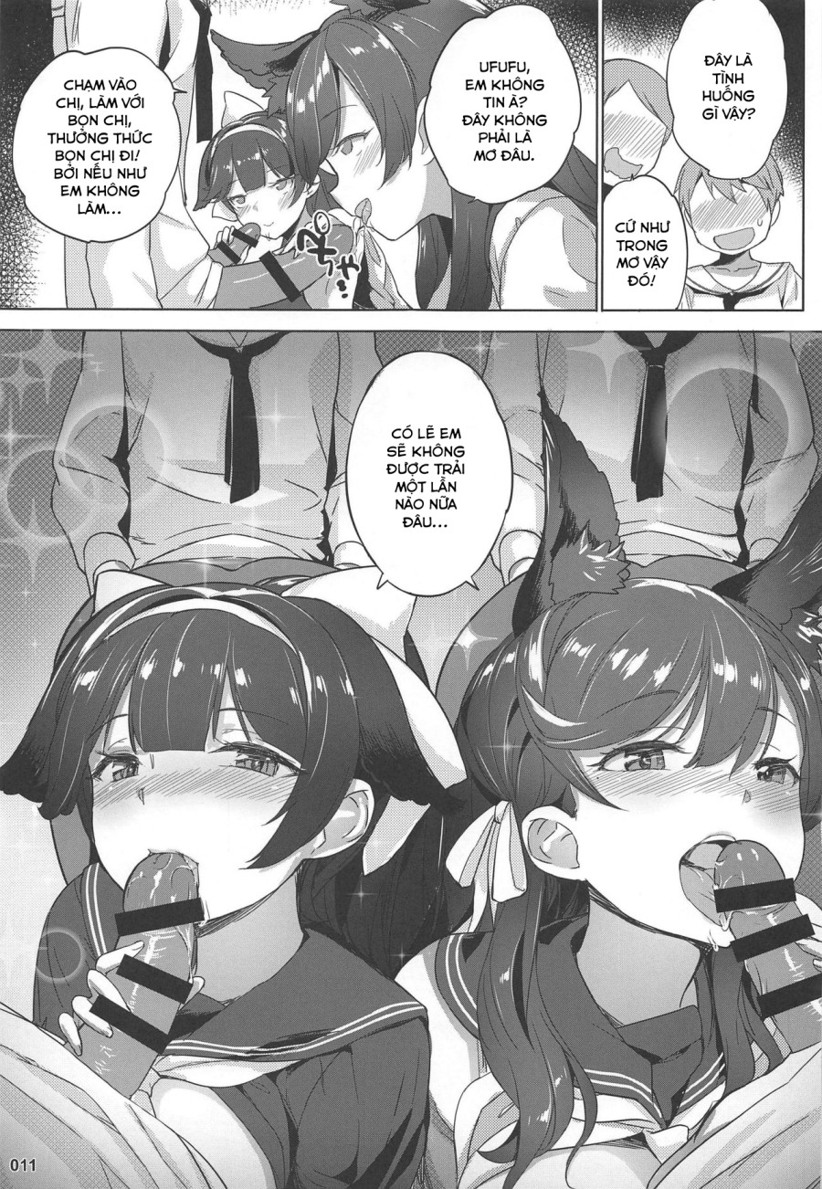 Takao to Atago Senpai no Ijime Ninmu (Azur Lane) 