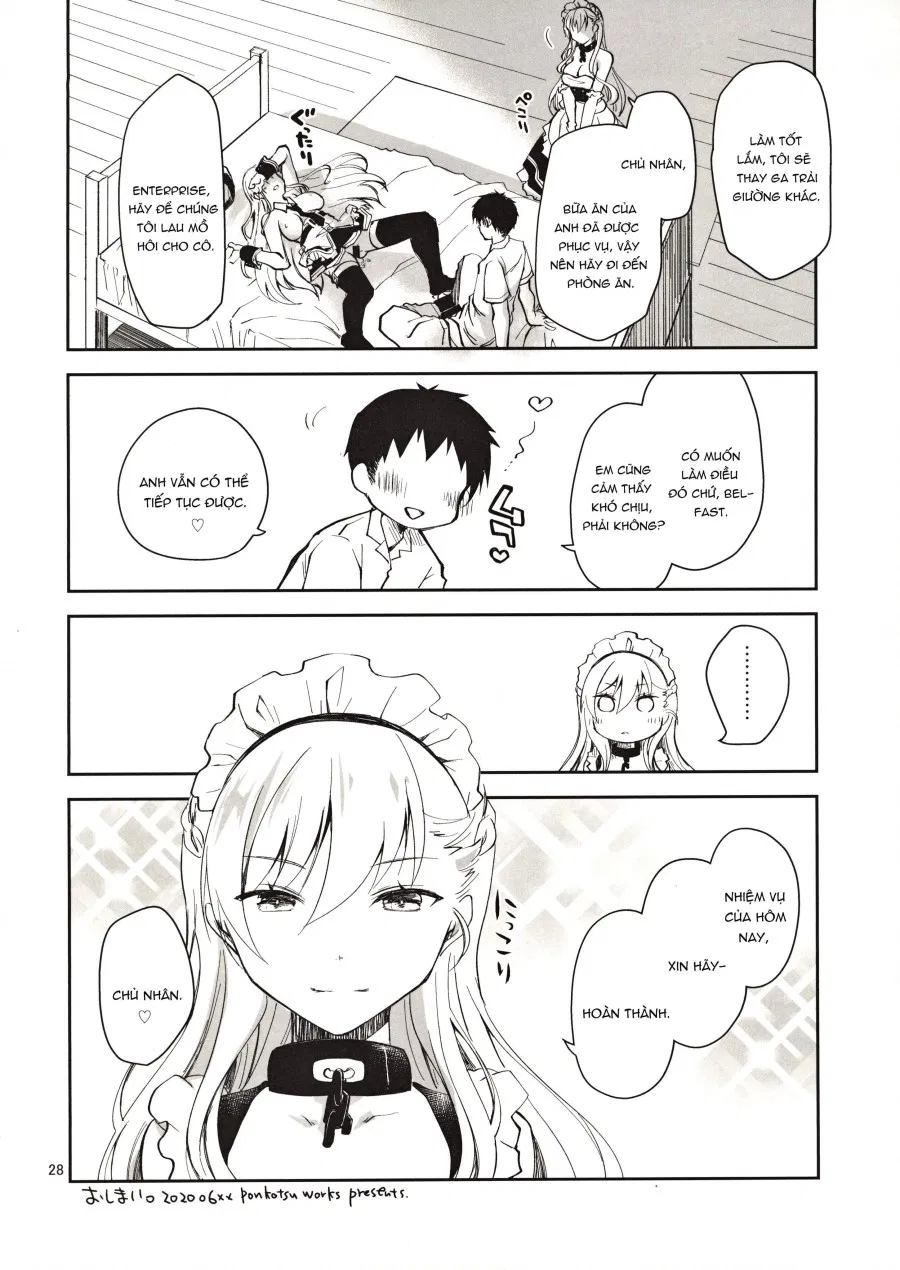Nàng Hầu Enterprise ( Azur Lane ) 