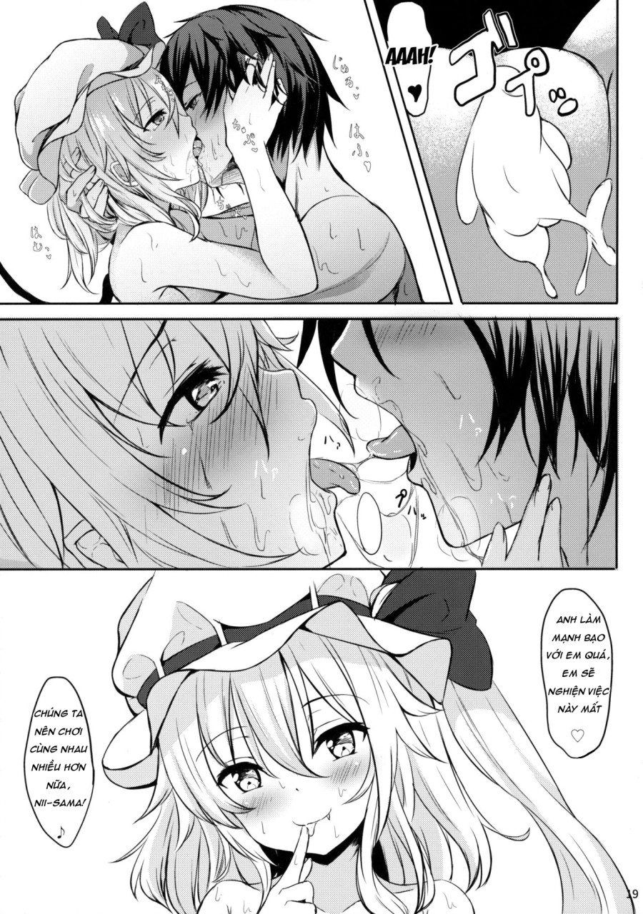 Flan-chan kara Yuuwaku Saretai!! (Touhou project) 