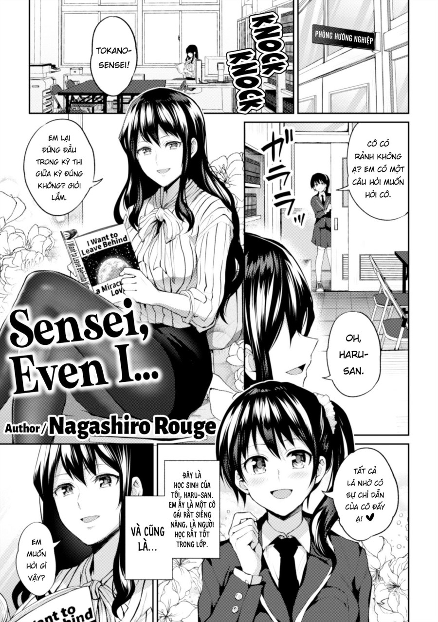Sensei, Even I... 