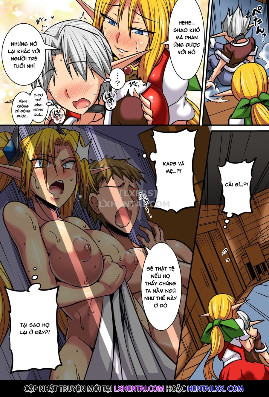 Having a Culture Exchange With an Elf Mother and Daughter 