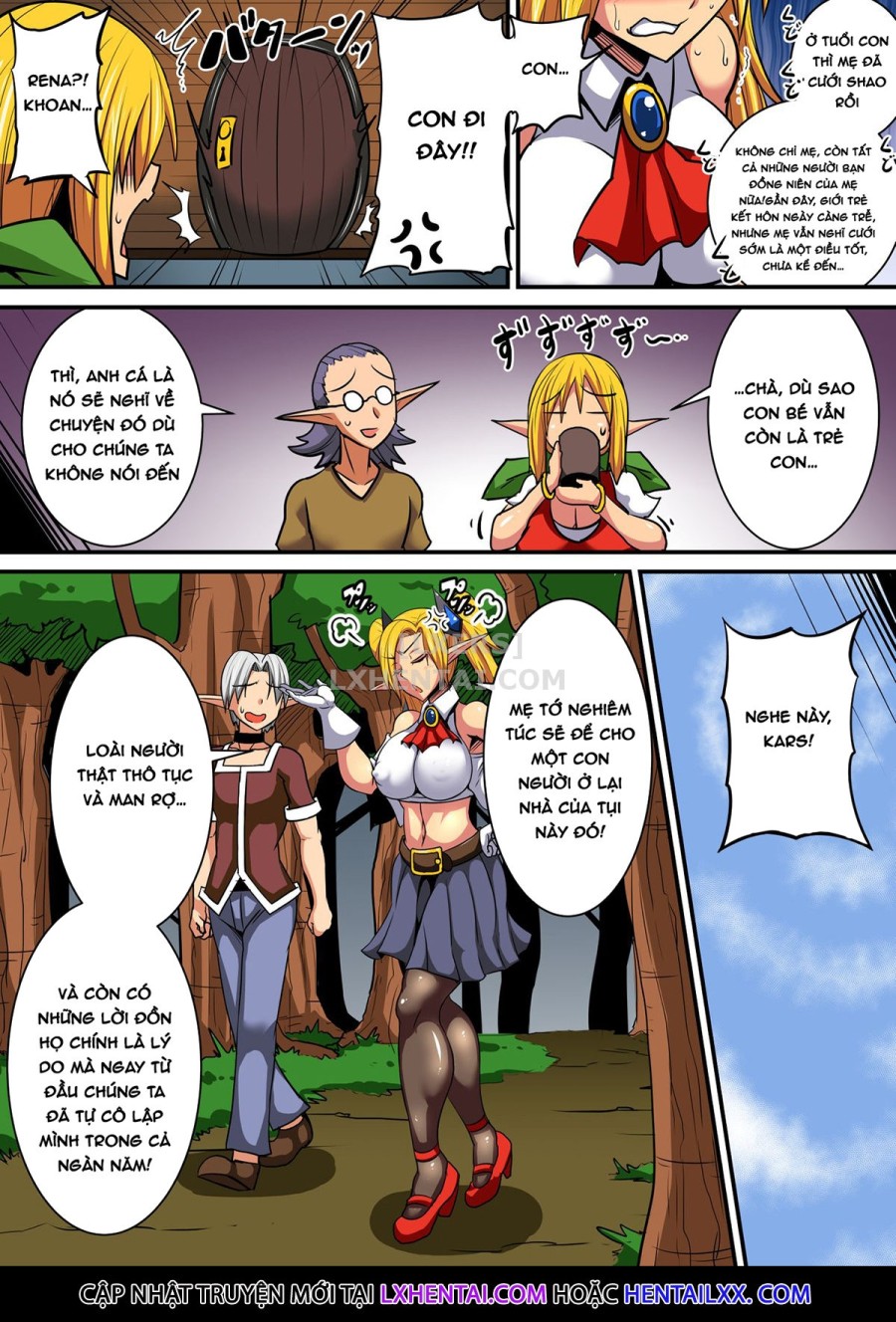 Having a Culture Exchange With an Elf Mother and Daughter 