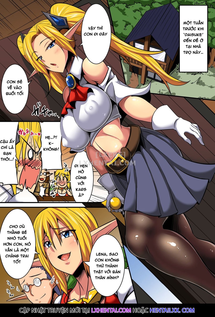 Having a Culture Exchange With an Elf Mother and Daughter 