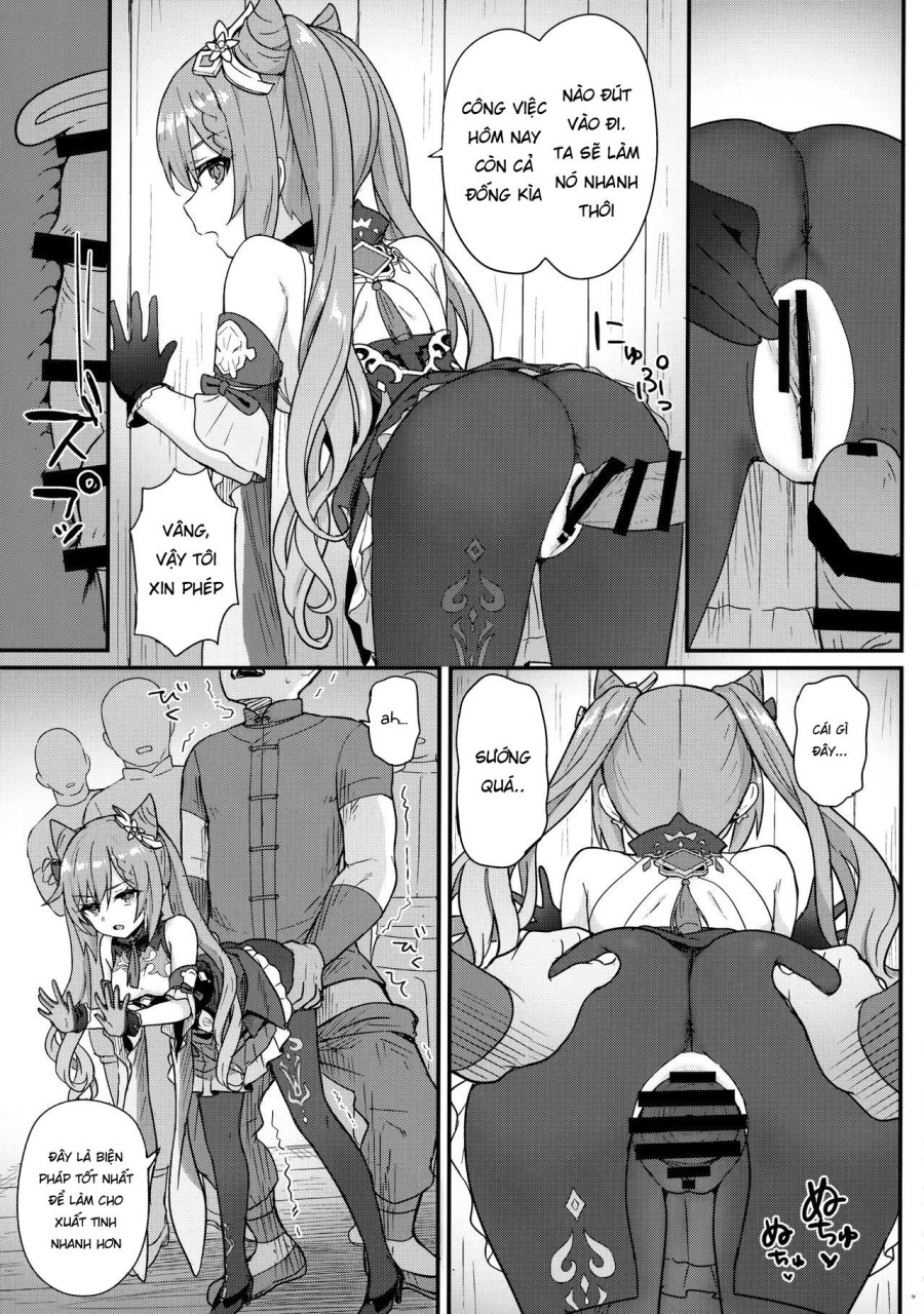 Keqing-chan Efficiently Works Her Subordinates 