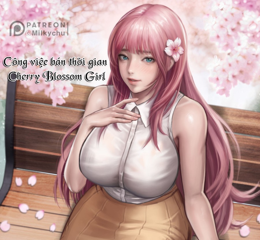 Part-timer cherry blossom girl 