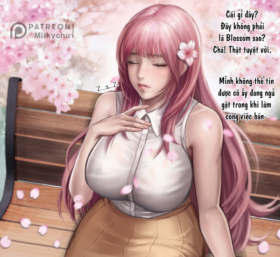 Part-timer cherry blossom girl 