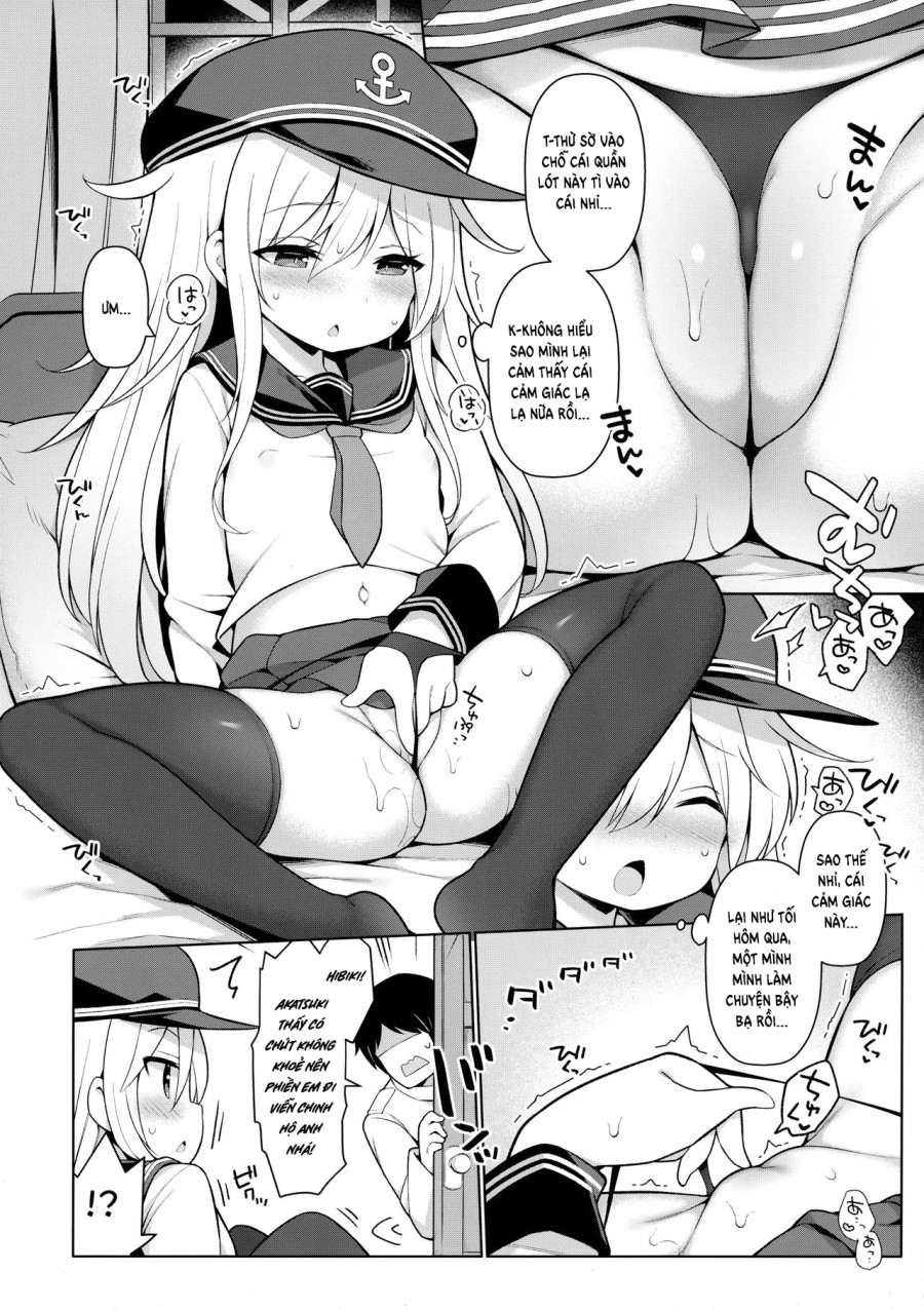 Hibiki-chan Himitsu no Hatsu Sounyuu -(Kantai Collection -KanColle-) 