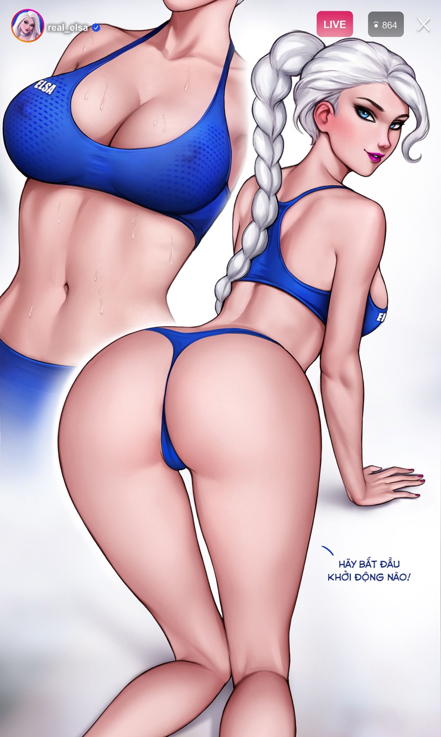 How to train your ass with Elsa 