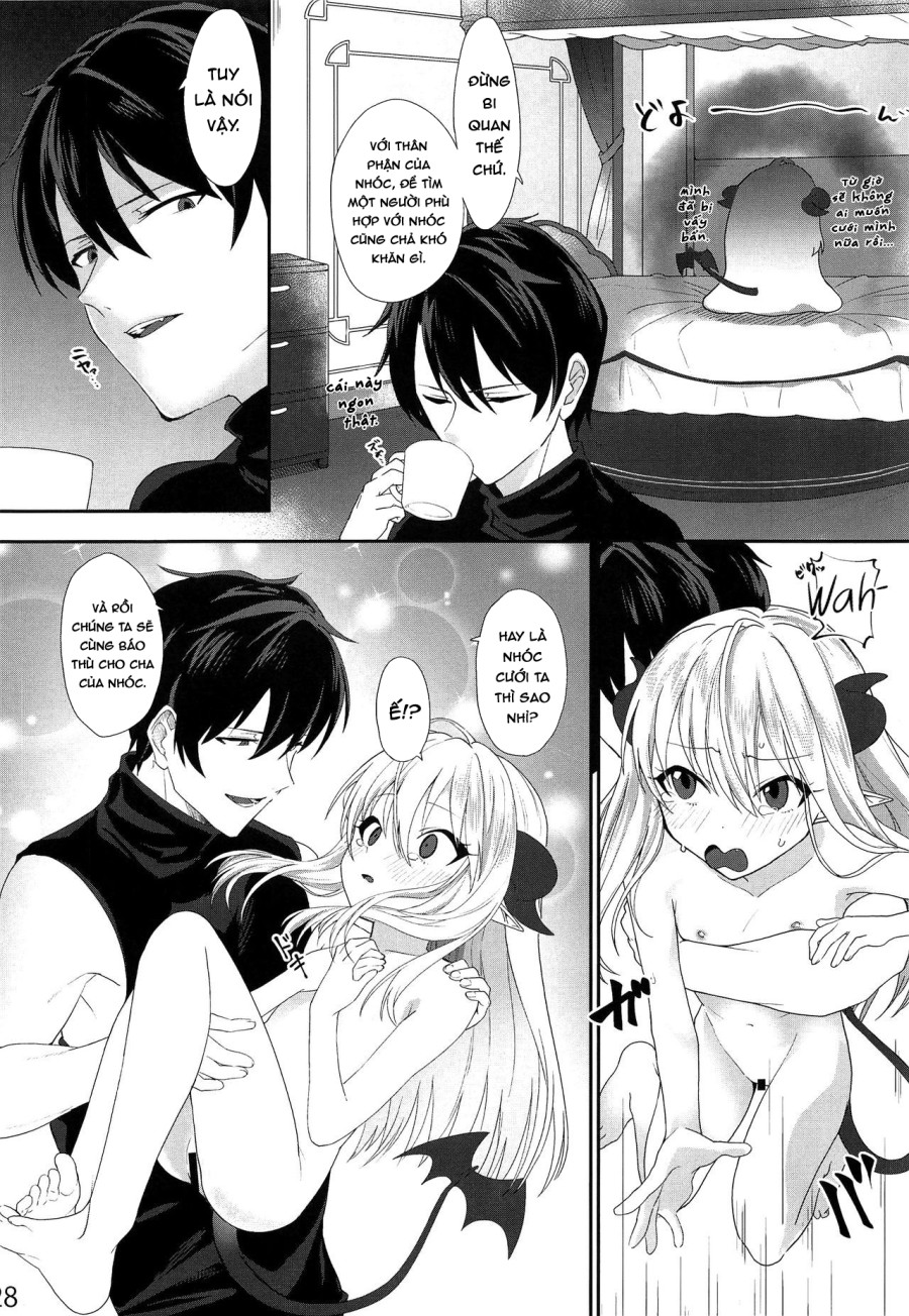 Yuusha no Dorei Inmon ga Maou no Musume o Youshanaku Osou! 