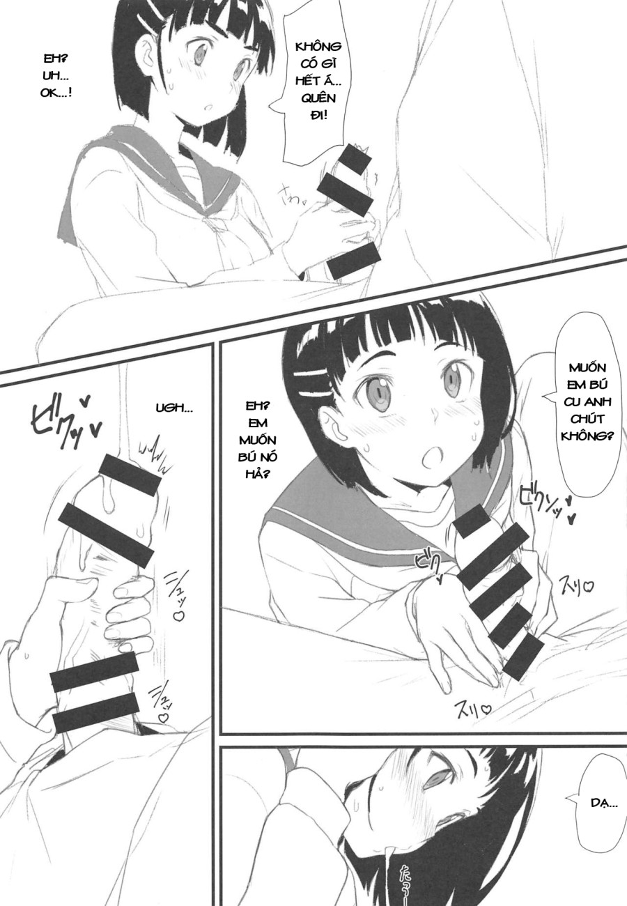 Suguha và ông chú đẹp zai~ 
