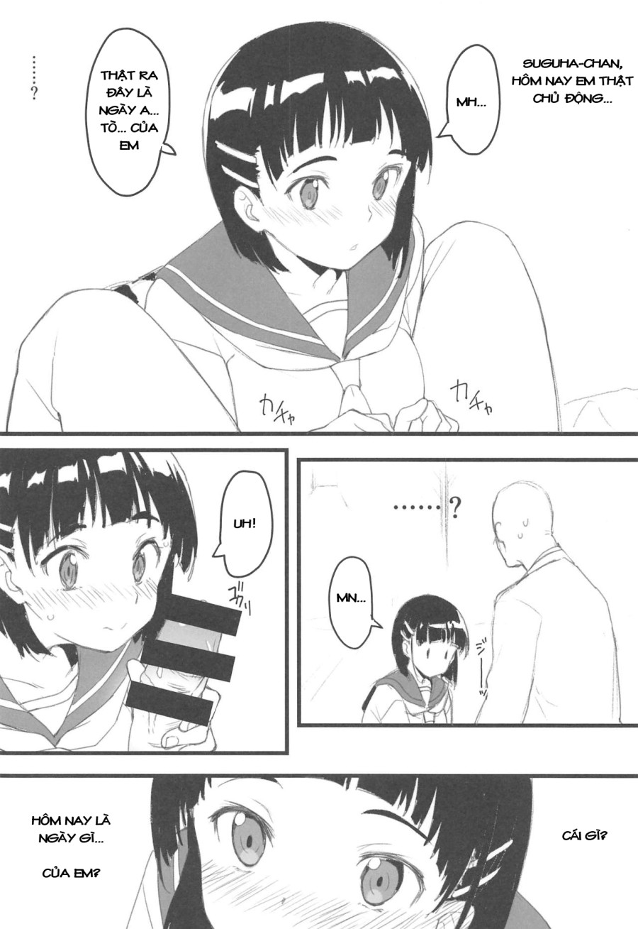 Suguha và ông chú đẹp zai~ 