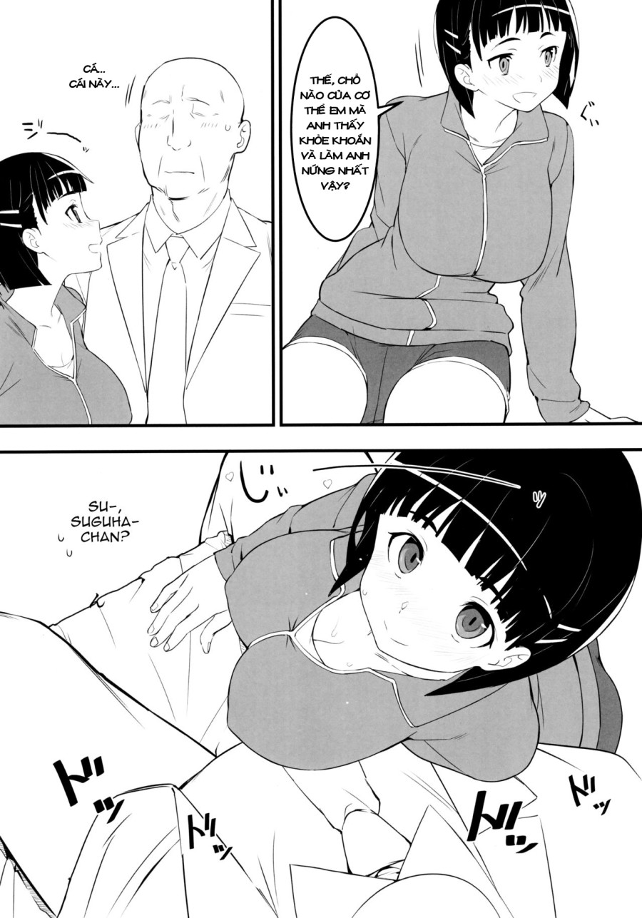 Suguha và ông chú đẹp zai~ 