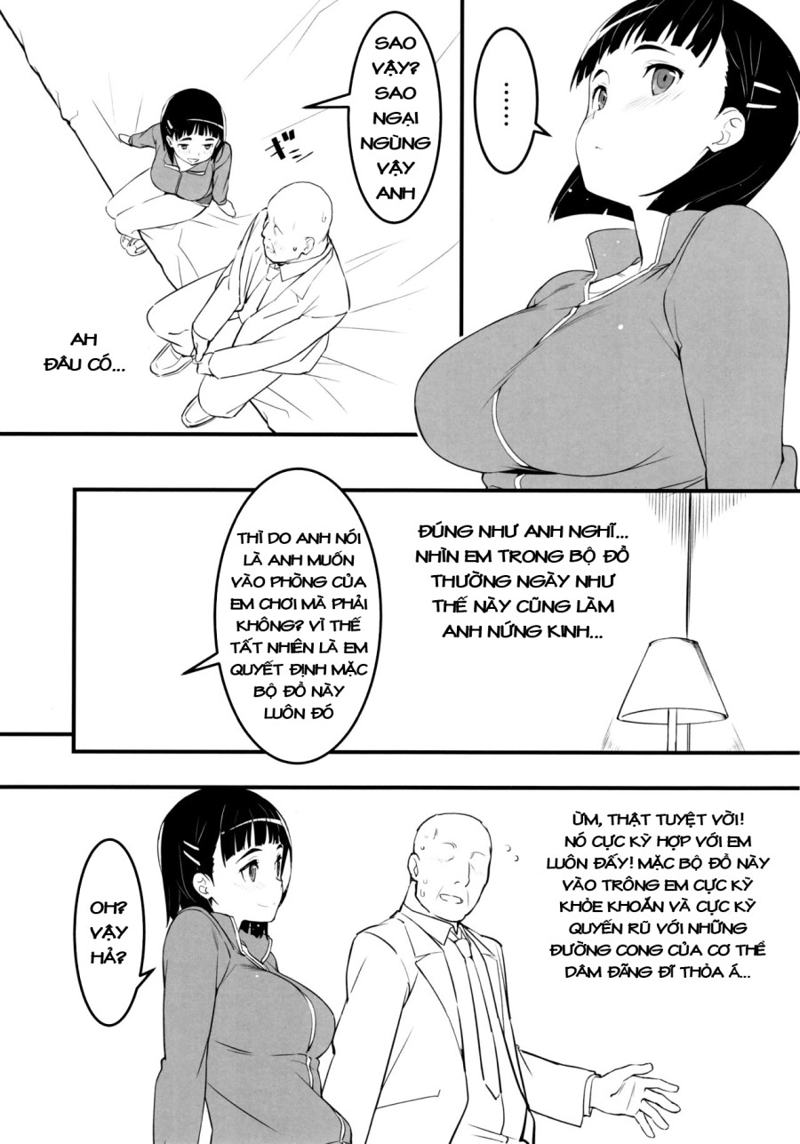 Suguha và ông chú đẹp zai~ 