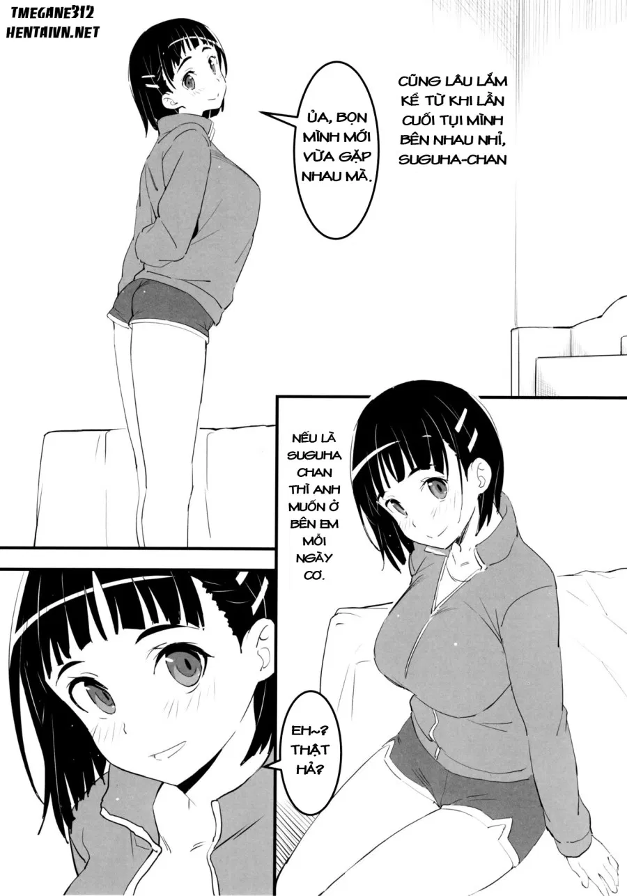 Suguha và ông chú đẹp zai~ 