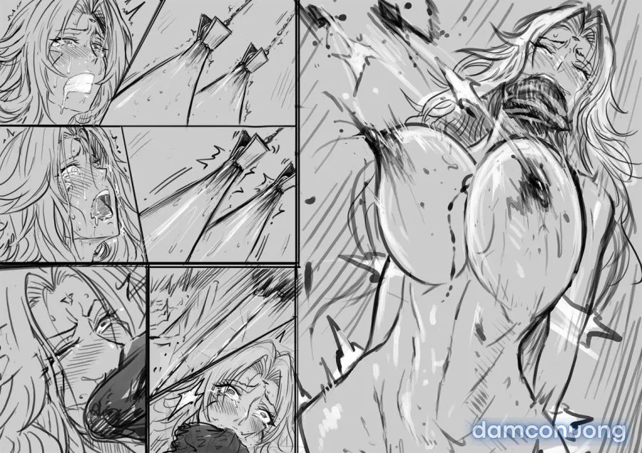 Space Girl Defeated 
