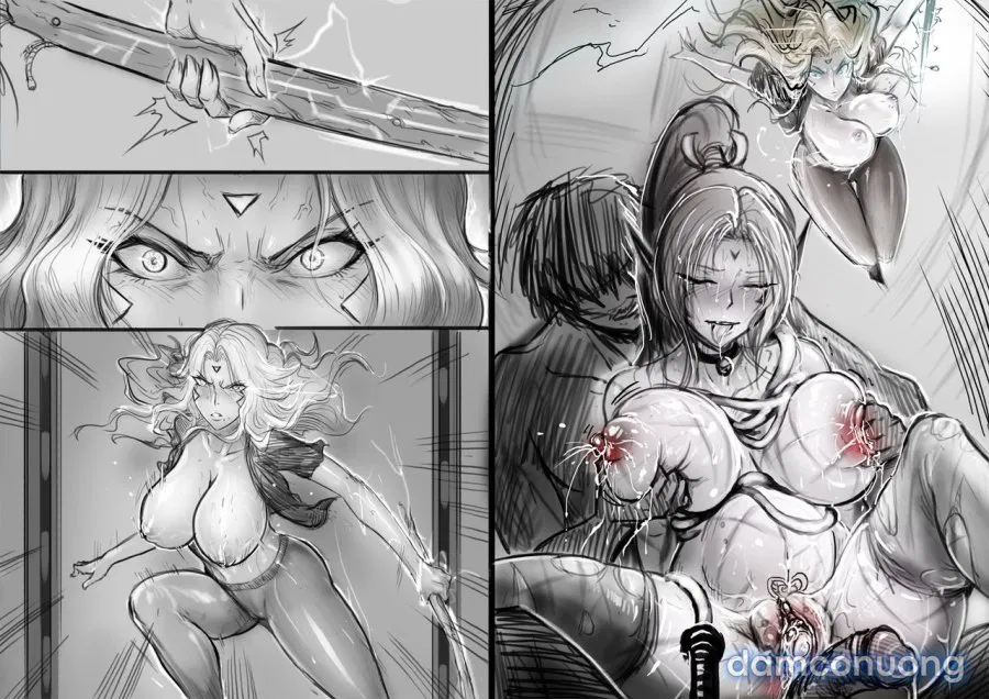 Space Girl Defeated 