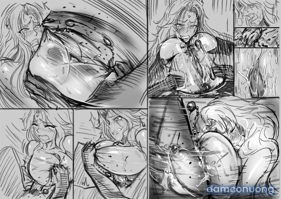 Space Girl Defeated 