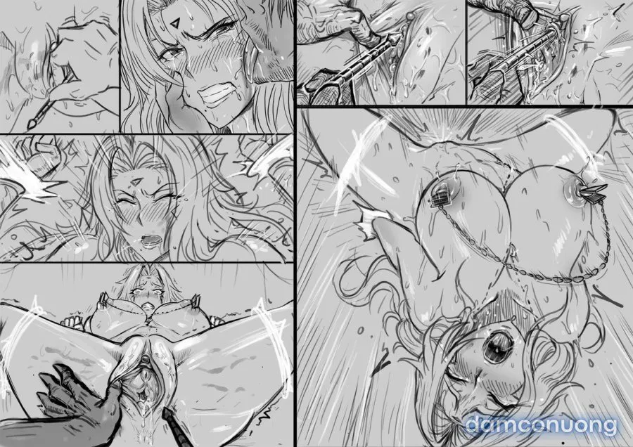 Space Girl Defeated 