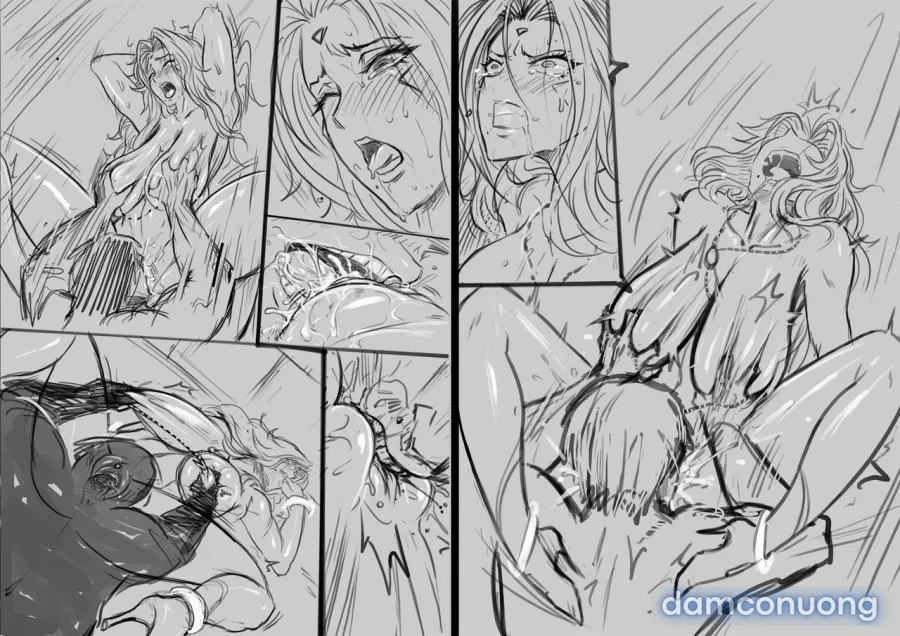 Space Girl Defeated 