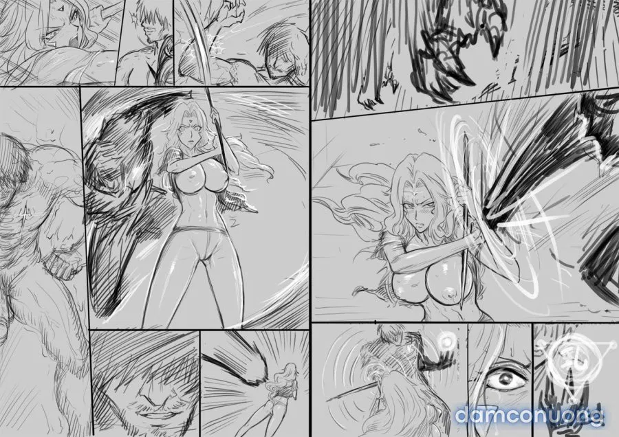 Space Girl Defeated 
