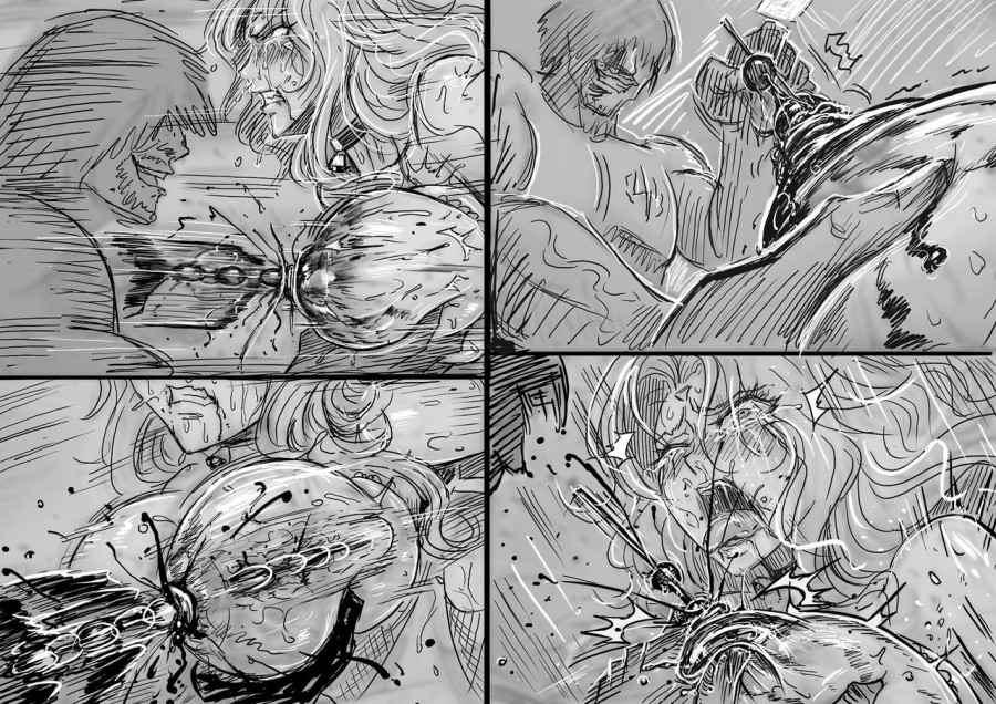 Space Girl Defeated 