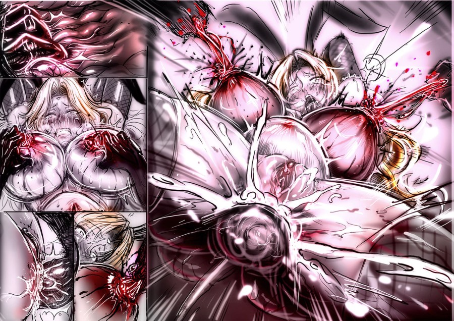 Space Girl Defeated 
