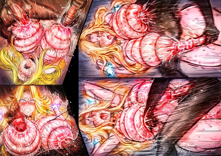 Space Girl Defeated 