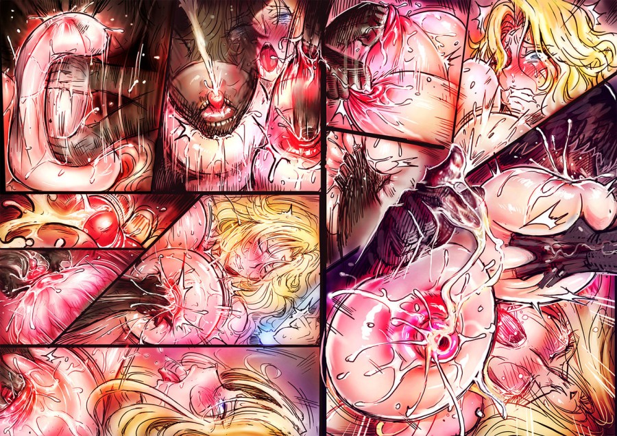Space Girl Defeated 