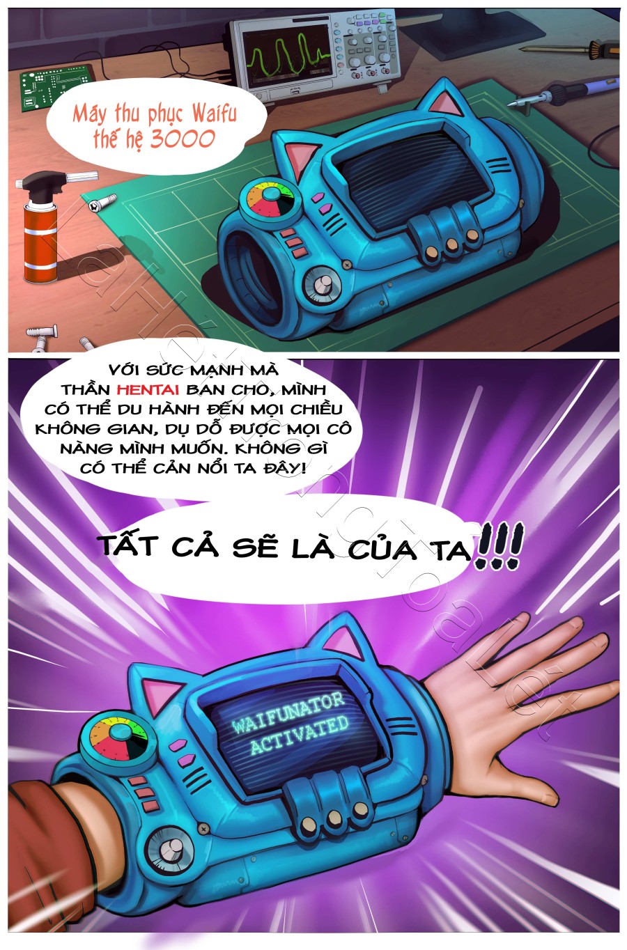 Máy thu phục Waifu 