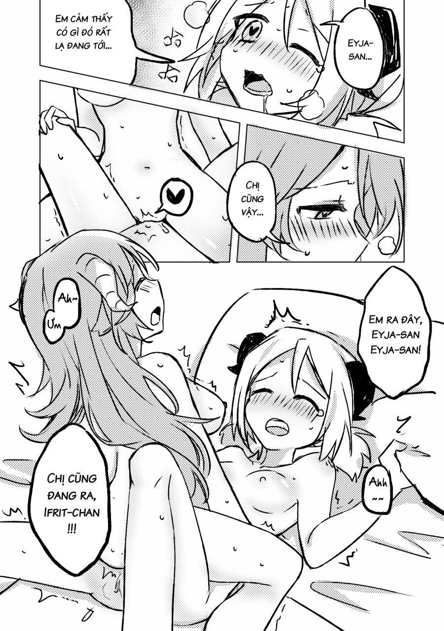 Lần đầu làm chuyện ấy - Ifrit x Eyjafjalla (Arknights) 