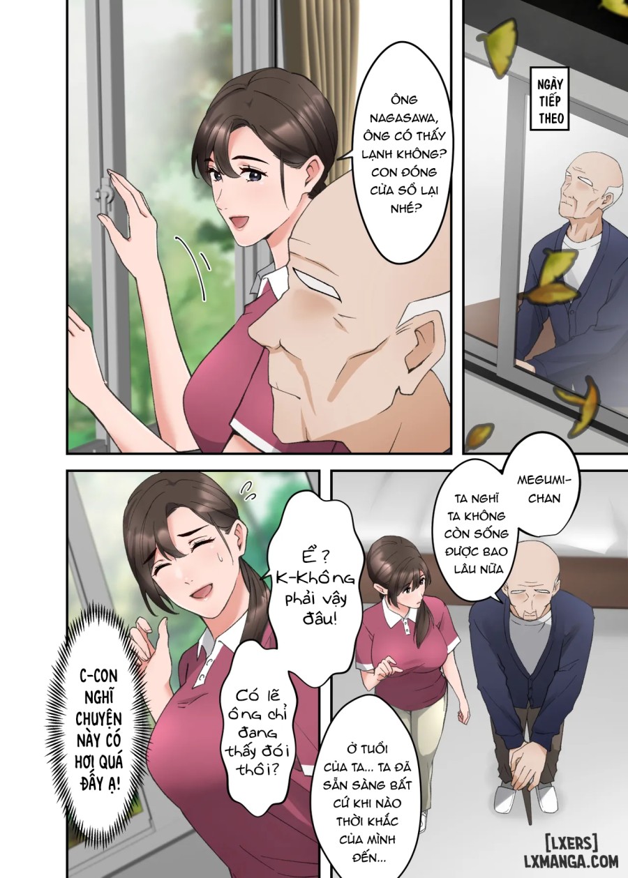 Hitozuma no Kaigoshi ga Yoboyobo Jii-san ni Ikasare Makuru Hanashi 