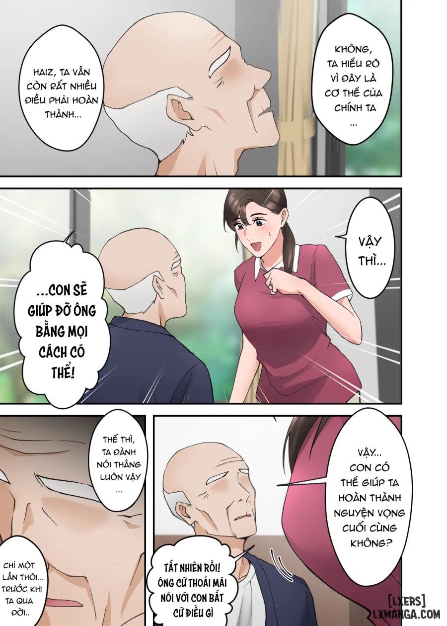 Hitozuma no Kaigoshi ga Yoboyobo Jii-san ni Ikasare Makuru Hanashi 