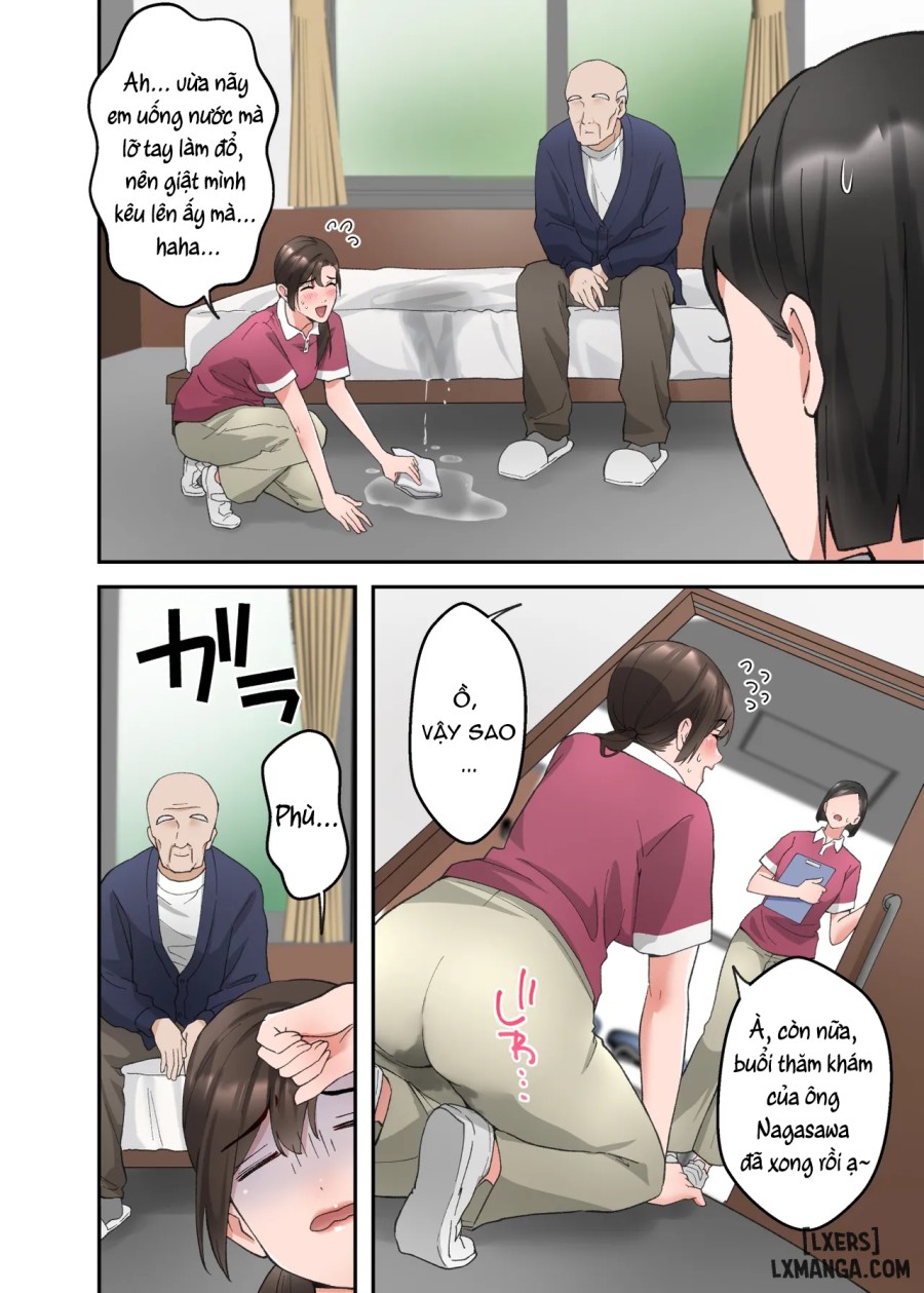Hitozuma no Kaigoshi ga Yoboyobo Jii-san ni Ikasare Makuru Hanashi 
