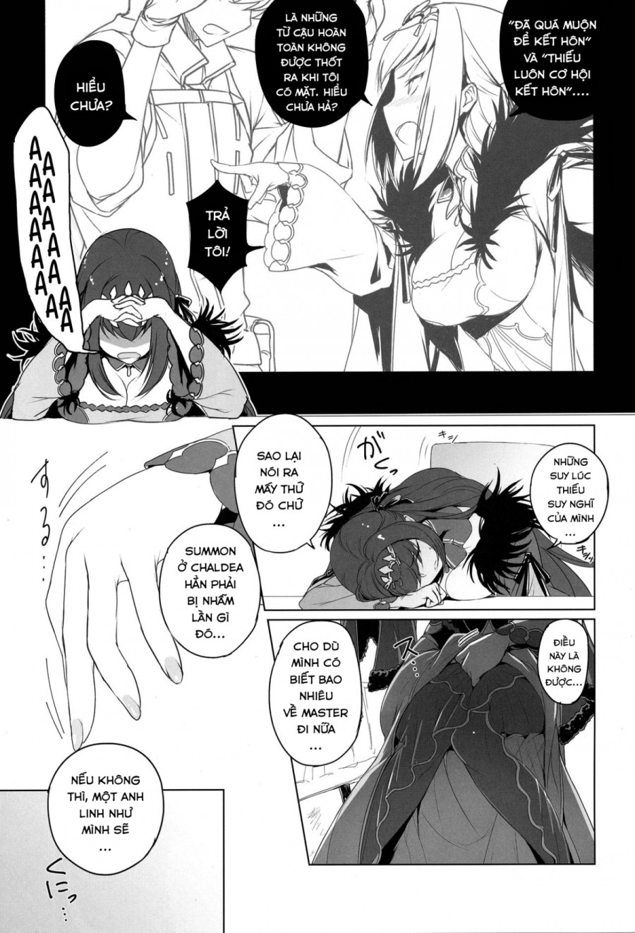 Tôi thử hỏi Skadi-sama về làm tình. 