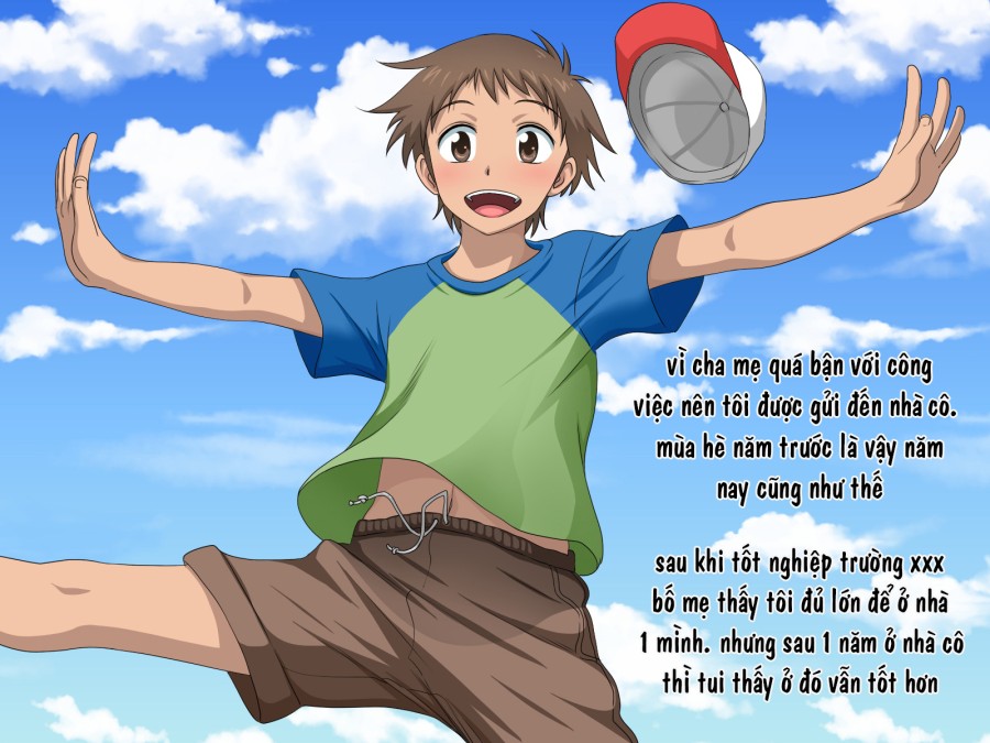 Oba-san to Oikko no Love Love Haramase Natsuyasumi 