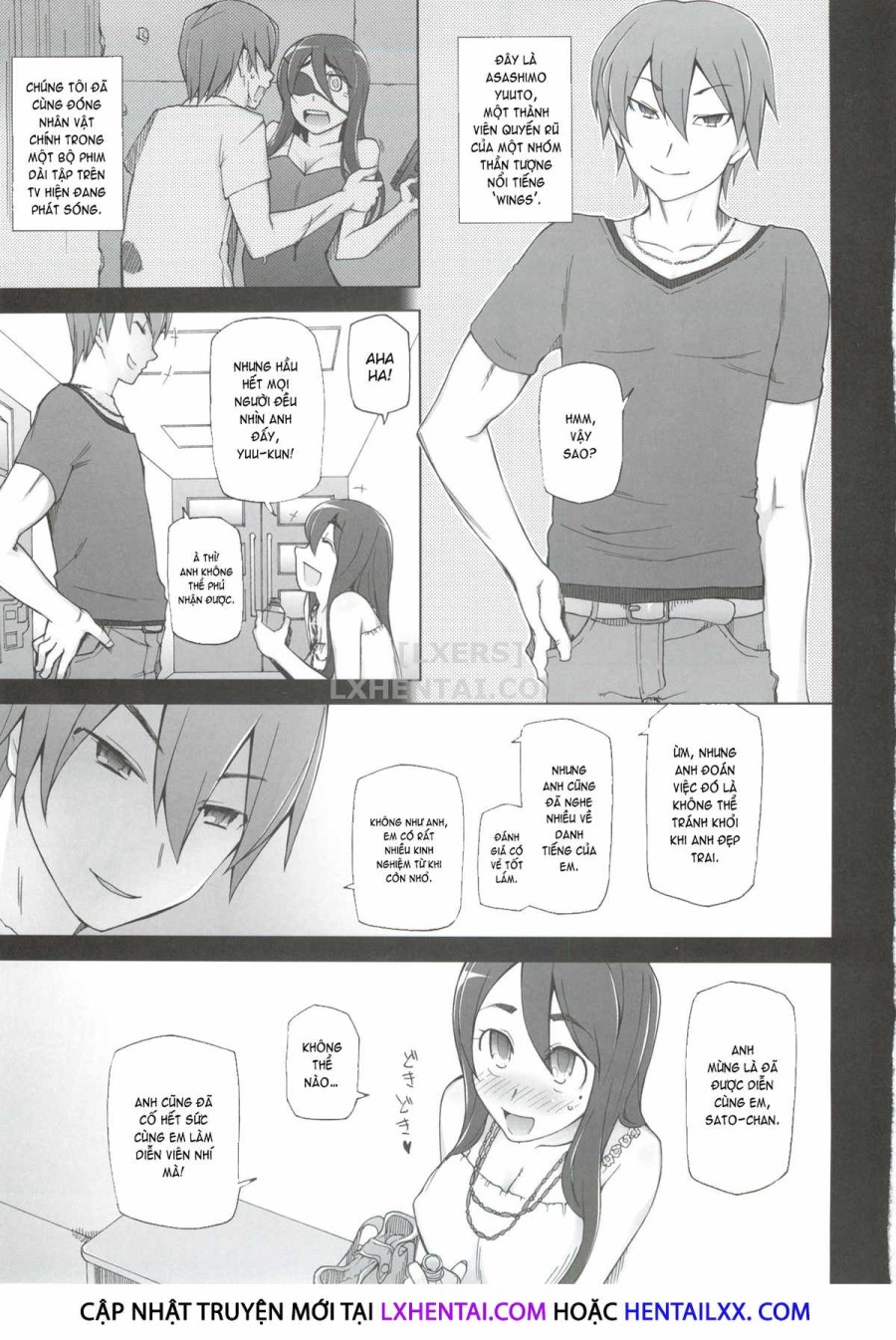 Kanojo Wa Chou Yuumei Geinoujin... Soshite Boku Ni Naisho De AV Joyuu Satomi-Satona Gojitsudan 