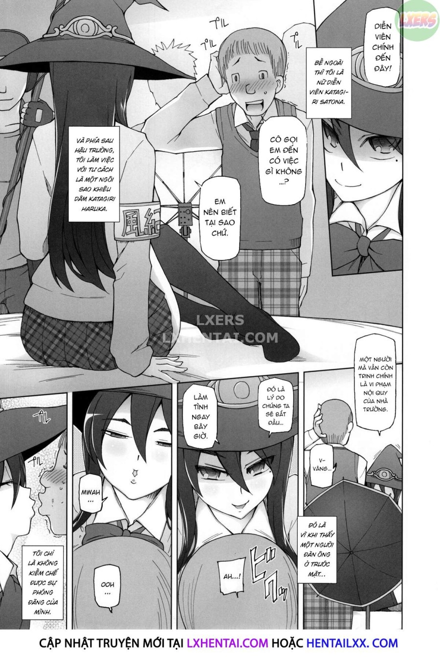 Kanojo Wa Chou Yuumei Geinoujin... Soshite Boku Ni Naisho De AV Joyuu Satomi-Satona Gojitsudan 