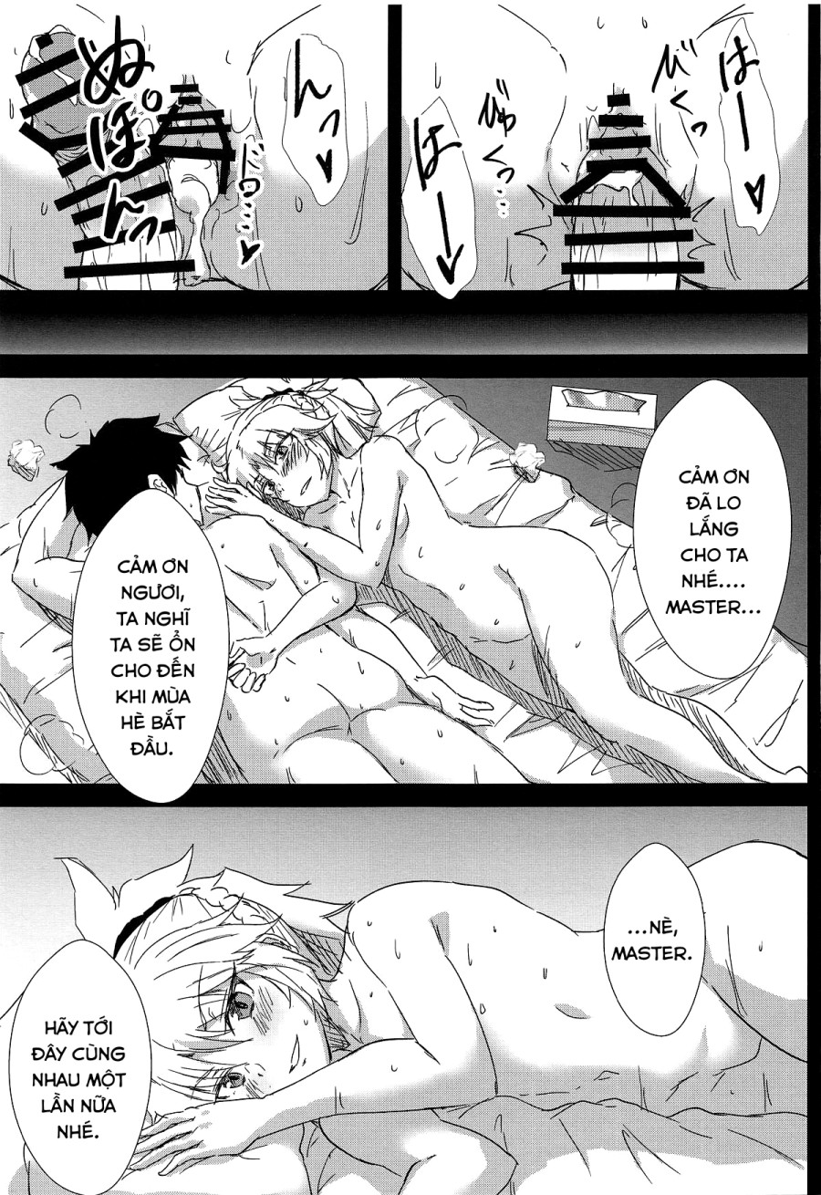 Đến suối nước nóng ngoài trời cùng Mordred. 