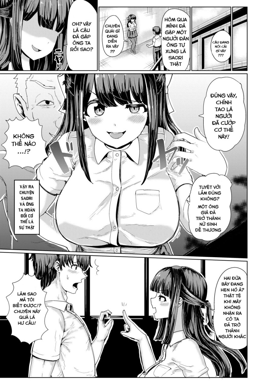 Kanojo to Oji-san no Karada ga Irekawaru TSF 