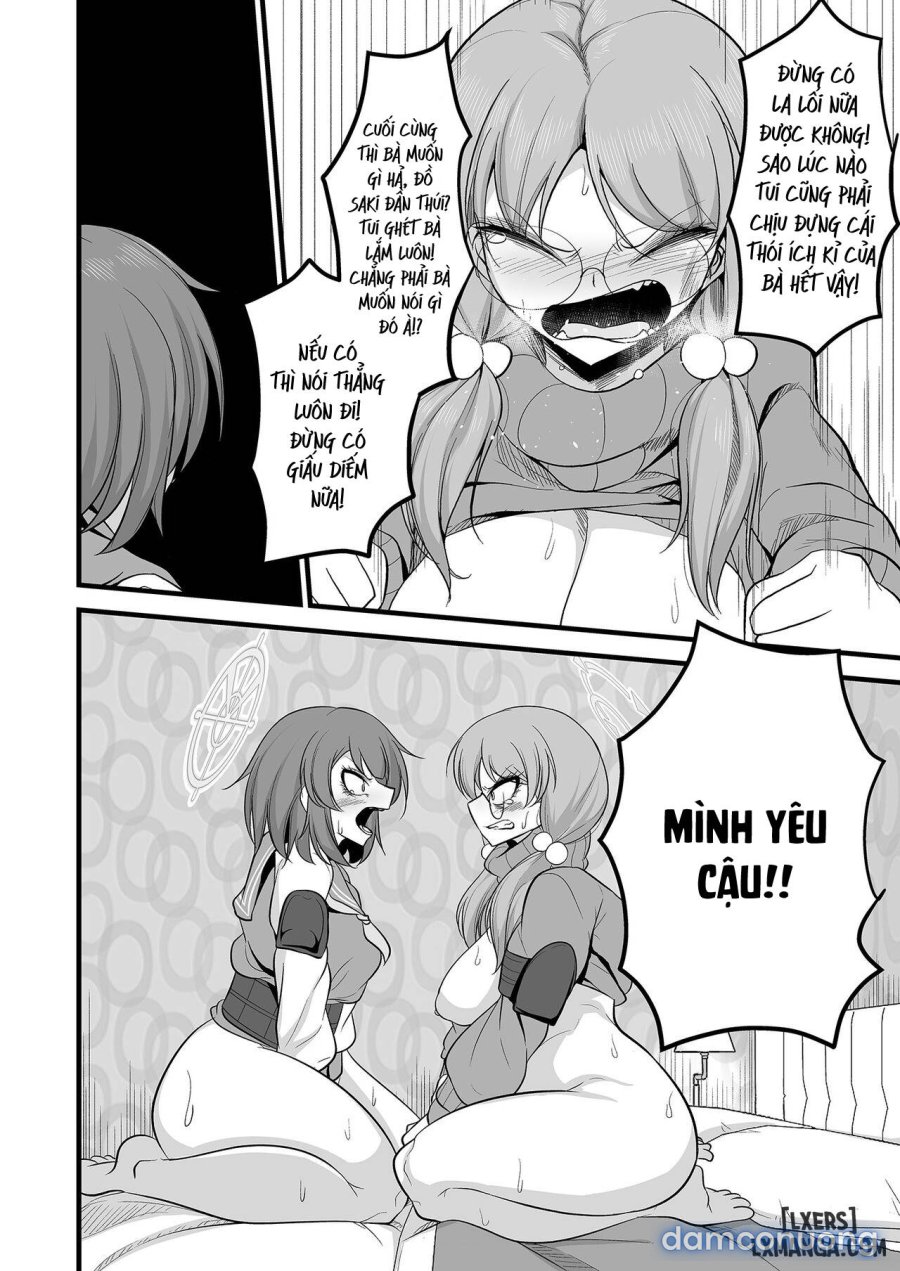 Chuyện tình kì lạ giữa Moe và Saki! (như chó với mèo!) 